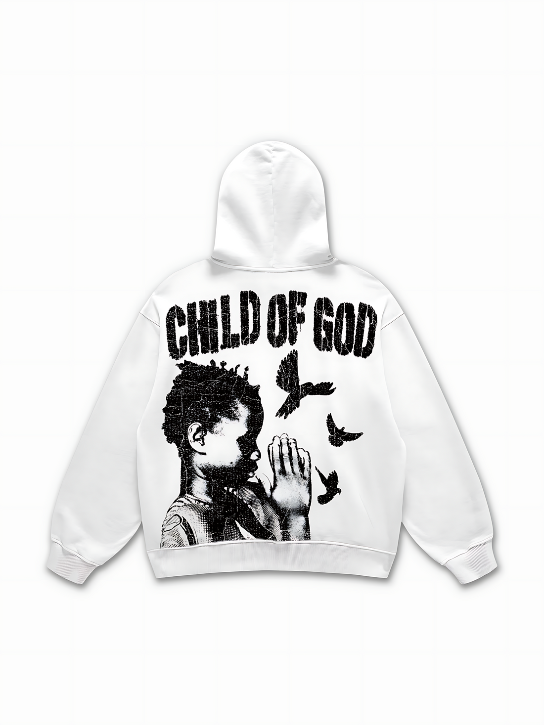 Child Of God Praying For Peace Graphic Hoodie
