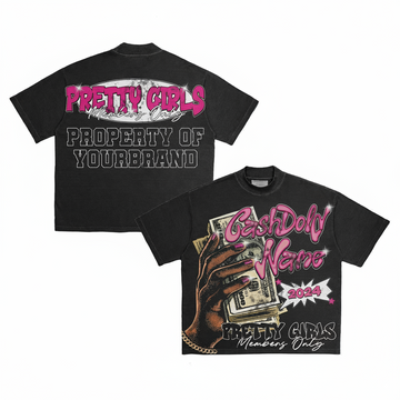 “Money, Pretty girls ” – Unisex Y2K Graphic Tee | Kids & Adult Sizes | 100% Cotton | Harajuku Streetwear