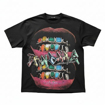 “Color Chaos Tee” – Unisex Y2K Graphic Tee | Kids & Adult Sizes | 100% Cotton | Harajuku Streetwear