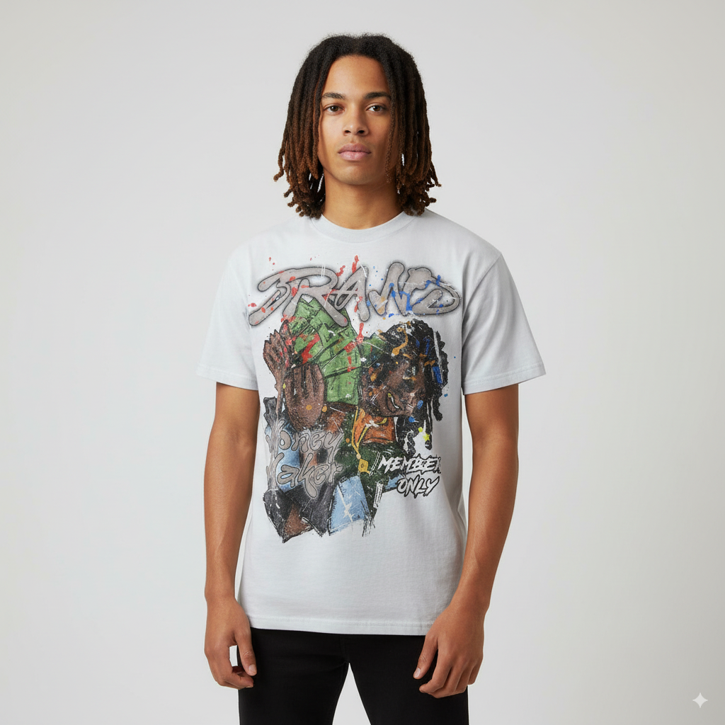 “Money Maker” – Unisex Y2K Graphic Tee | Kids & Adult Sizes | 100% Cotton | Harajuku Streetwear