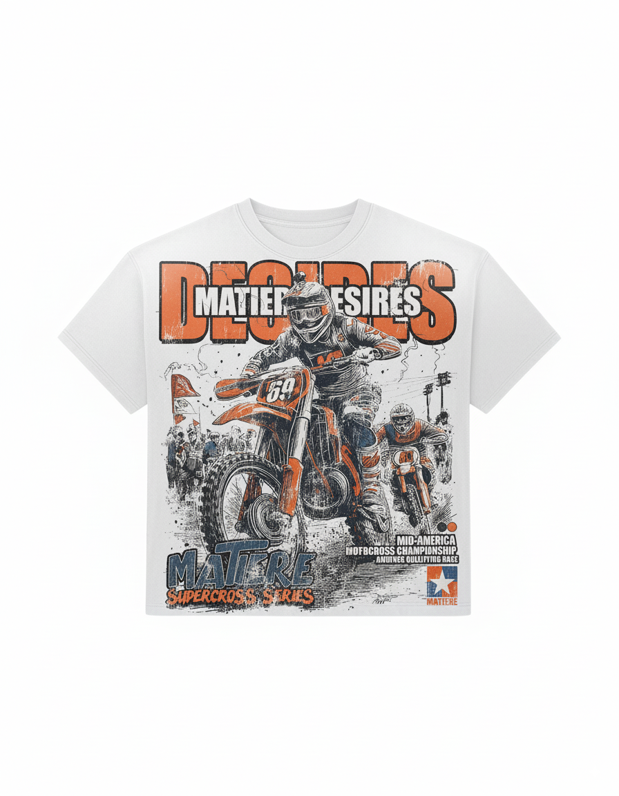 "Speed Desire” – Unisex Y2K Graphic Tee | Kids & Adult Sizes | 100% Cotton | Harajuku Streetwear