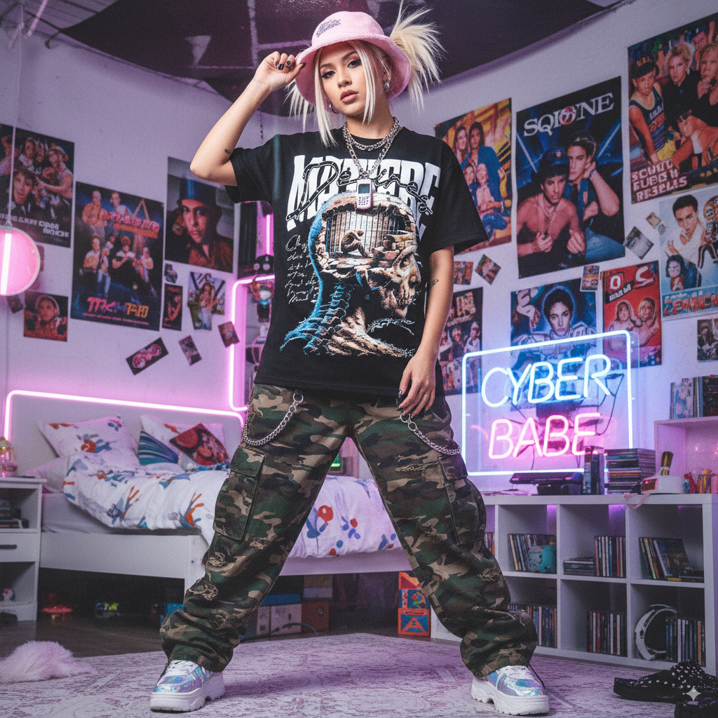 "Eternal Thoughts"– Unisex Y2K Graphic Tee | Kids & Adult Sizes | 100% Cotton | Harajuku Streetwear
