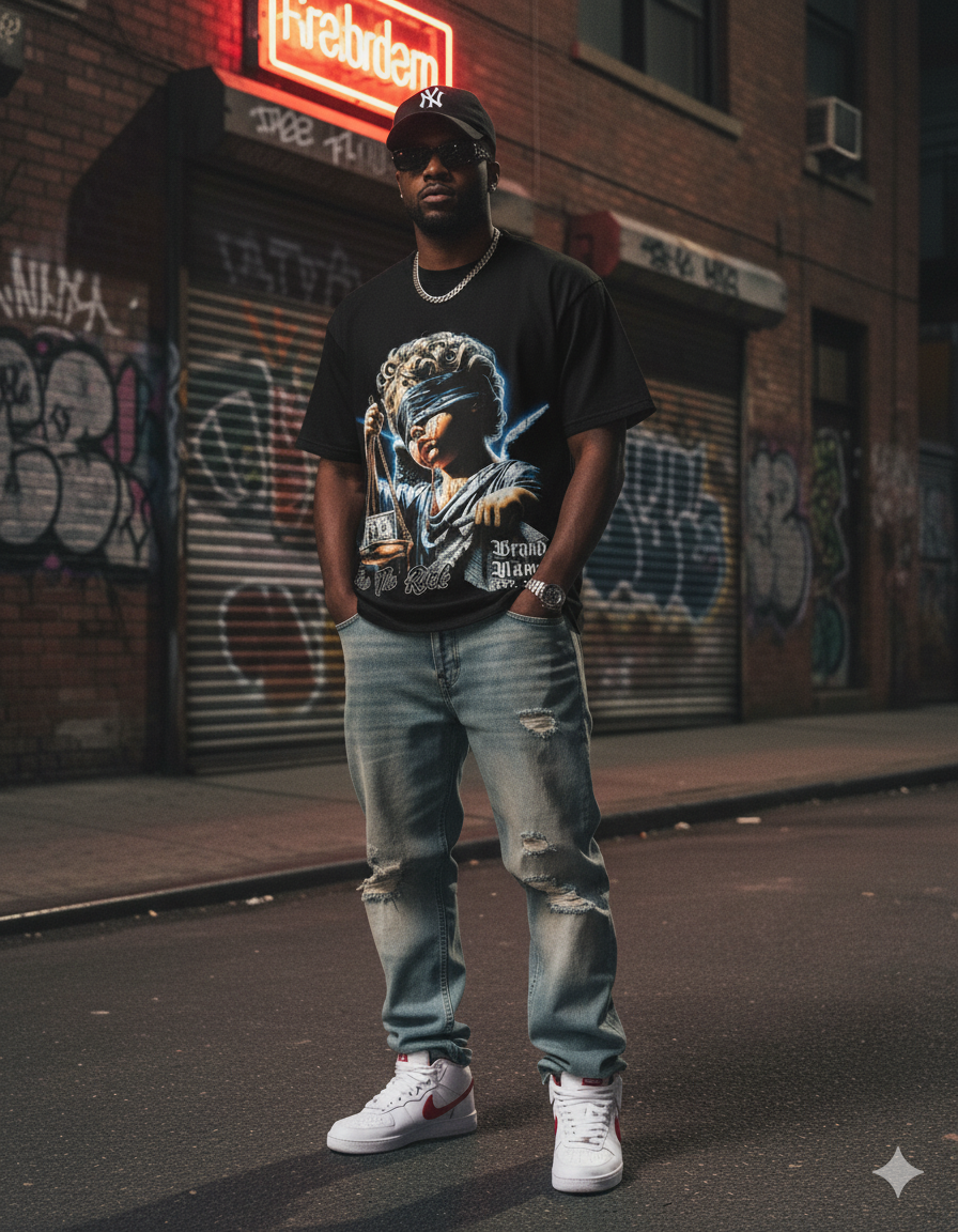 Take The Risk Tee – Unisex Y2K Style Graphic T-shirt | Kids & Adult Sizes | Harajuku Streetwear Hip Hop Vintage Top | 100% Cotton Casual Crewneck Short Sleeve 2025