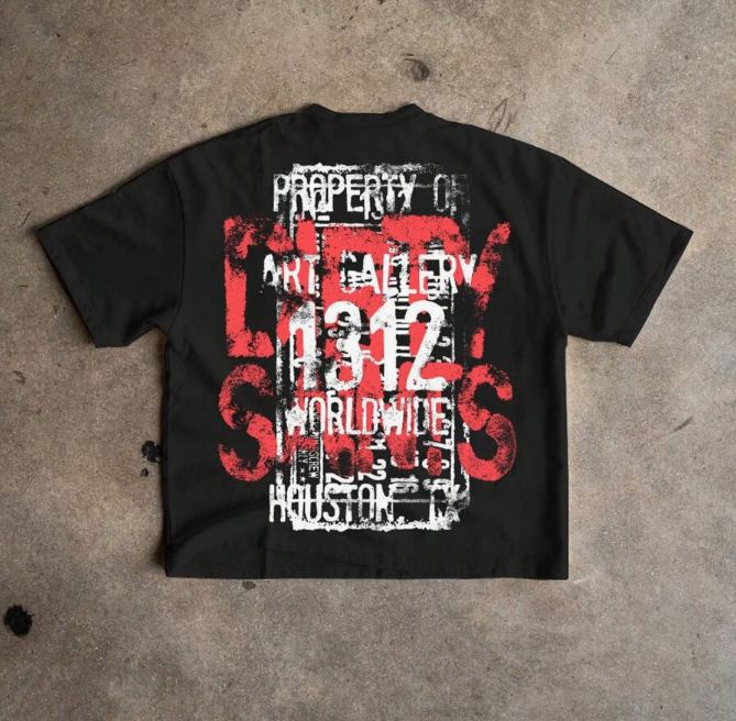 Men's New Fashionable Hip-Hop Print T-Shirt