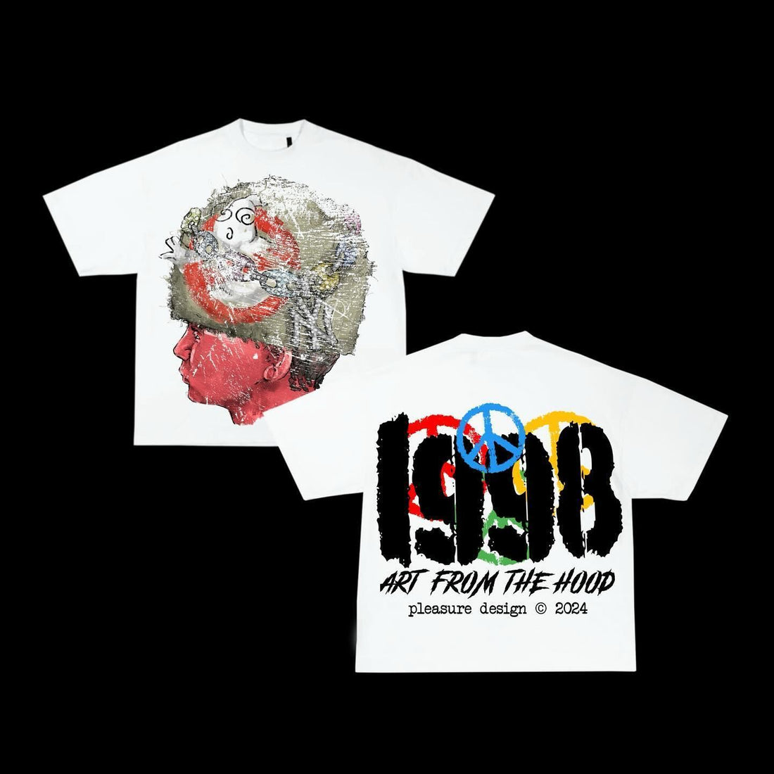 “1998 art from the hood” – Unisex Y2K Graphic Tee | Kids & Adult Sizes | 100% Cotton | Harajuku Streetwear