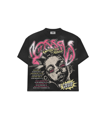“Psycho Tour 1999” – Unisex Y2K Graphic Tee | Kids & Adult Sizes | 100% Cotton | Harajuku Streetwear