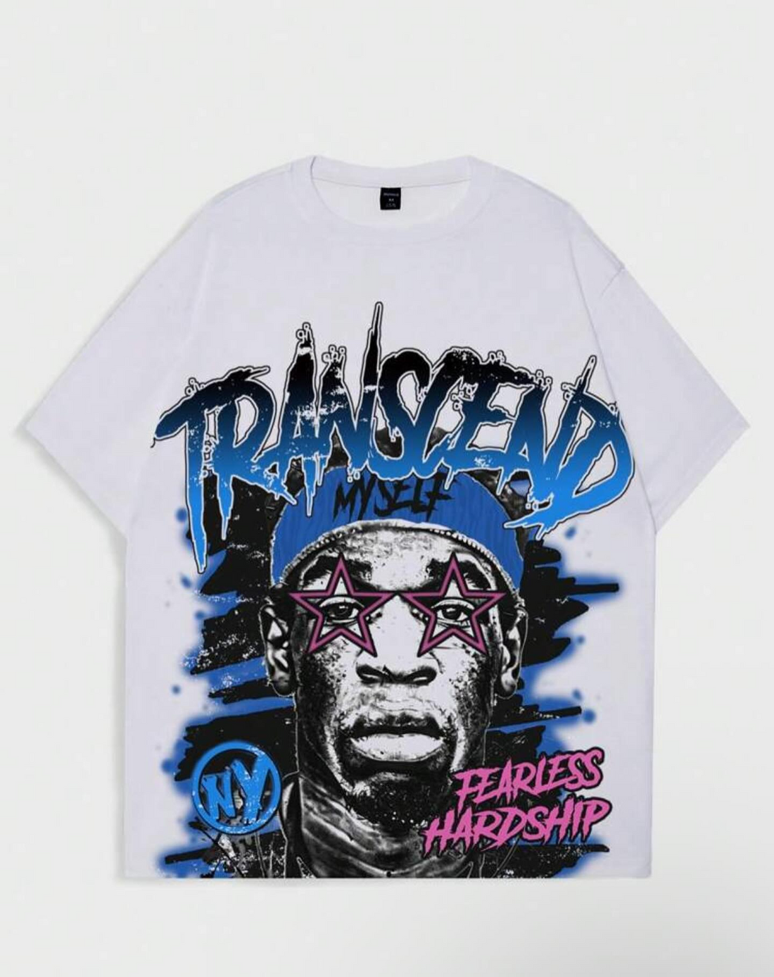 "Fearless Hardship ” – Unisex Y2K Graphic Tee | Kids & Adult Sizes | 100% Cotton | Harajuku Streetwear