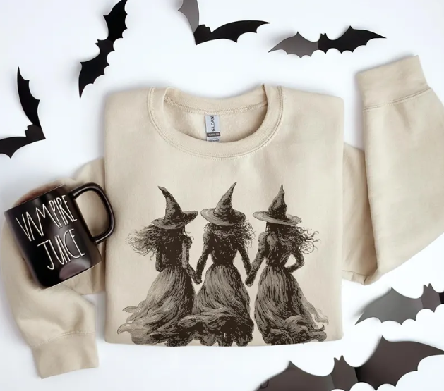 Escaped Since 1692 Witches Sweatshirt – Halloween Vintage Witch Pullover