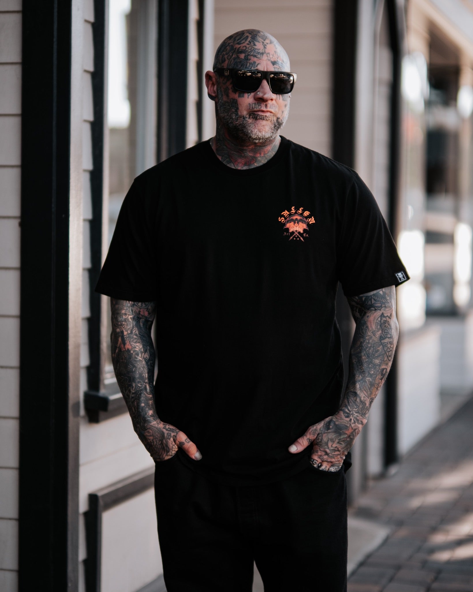 Sullen Art Co. Oversized Graphic T-Shirt – Tattoo Inspired Gothic Streetwear Tee