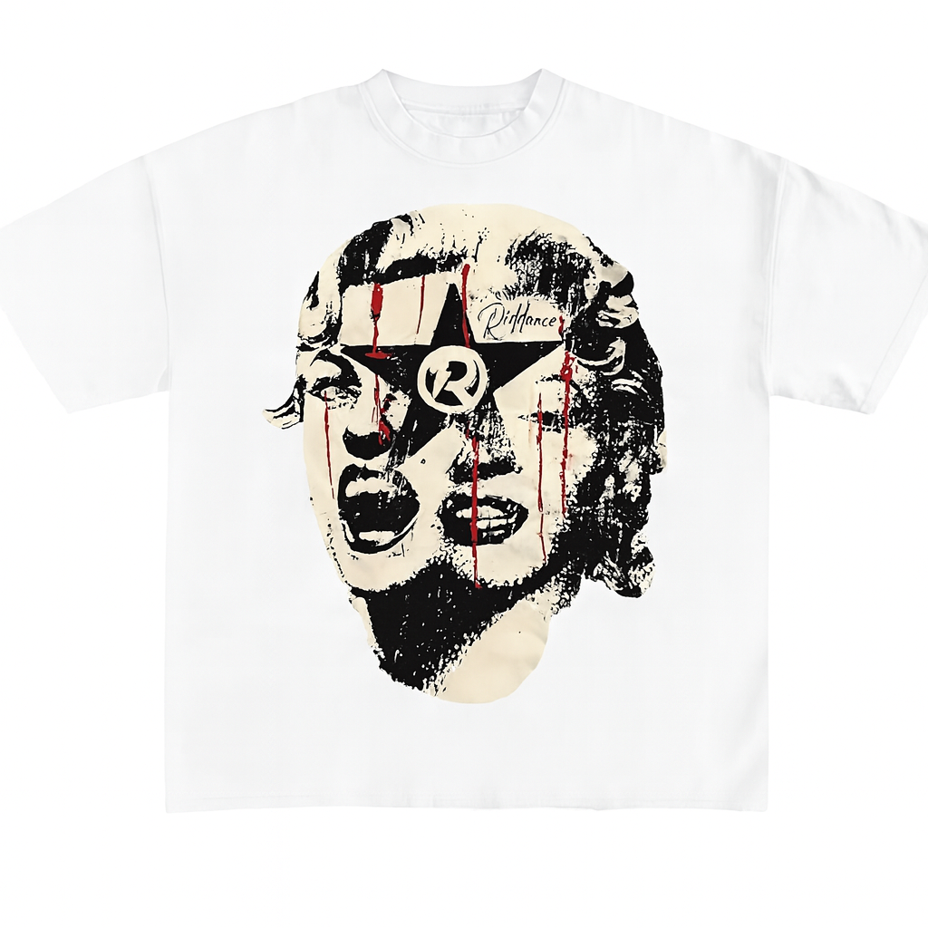 Riddance One Silver Dollar Graphic Print Cotton T-Shir