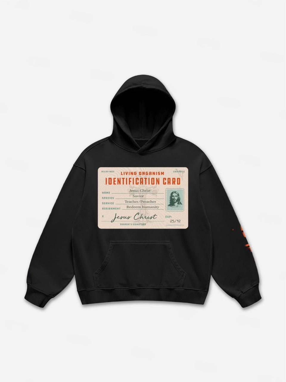 Jesus Credentials Graphic Hoodie