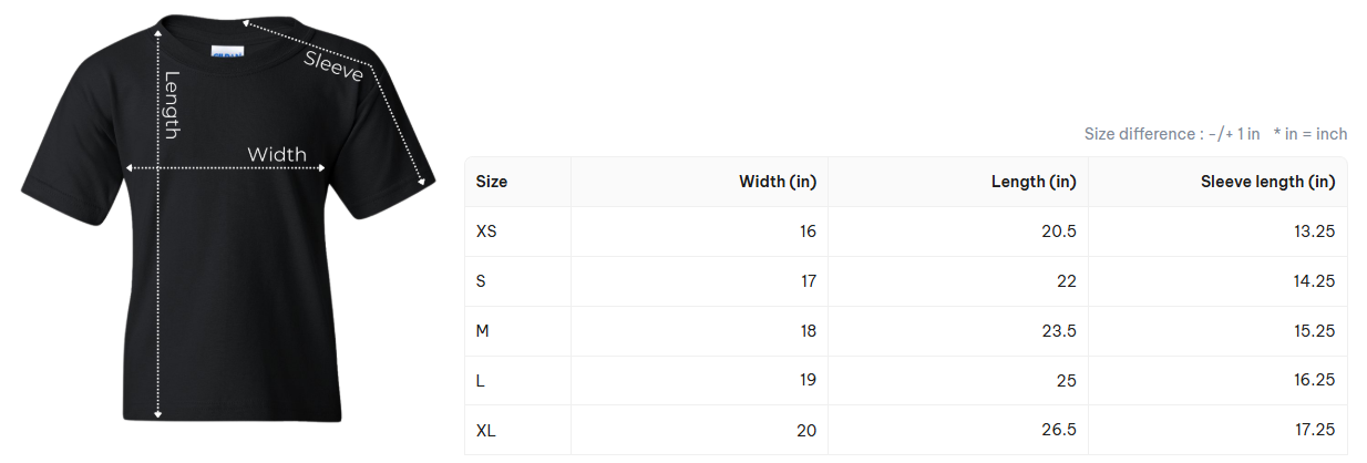 “Dark Romance Y2K Shirt” – Unisex Y2K Graphic Tee | Kids & Adult Sizes | 100% Cotton | Harajuku Streetwear