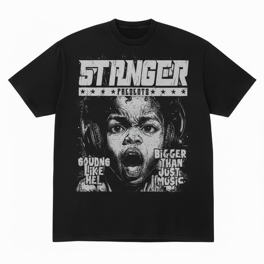Bigger Than Just Music Stranger Soundwave Vintage Streetwear Unisex Tee