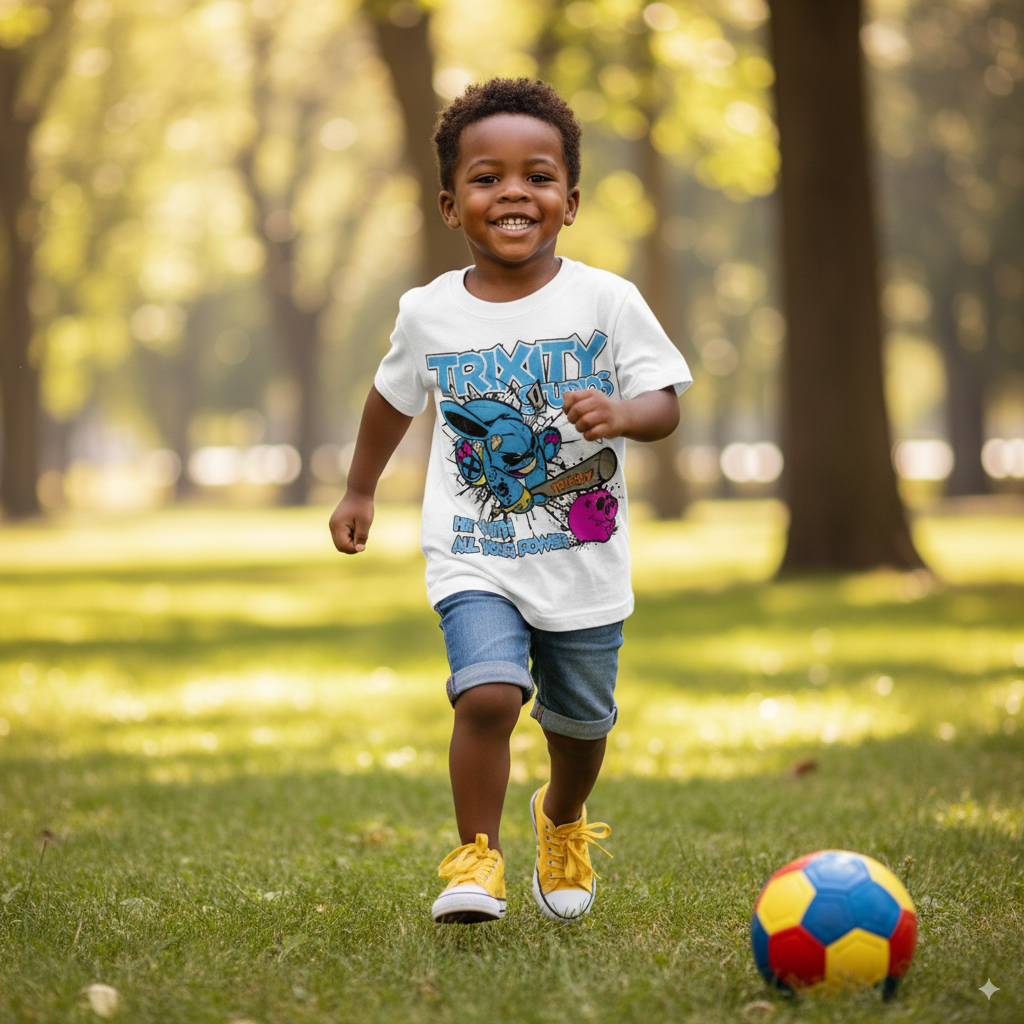 Hit With All Your Power – Kids Graphic T-shirt