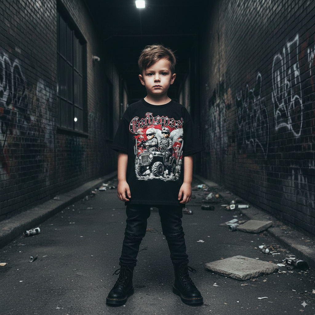 “Manifested Journey” – Unisex Y2K Graphic Tee | Kids & Adult Sizes | 100% Cotton | Harajuku Streetwear