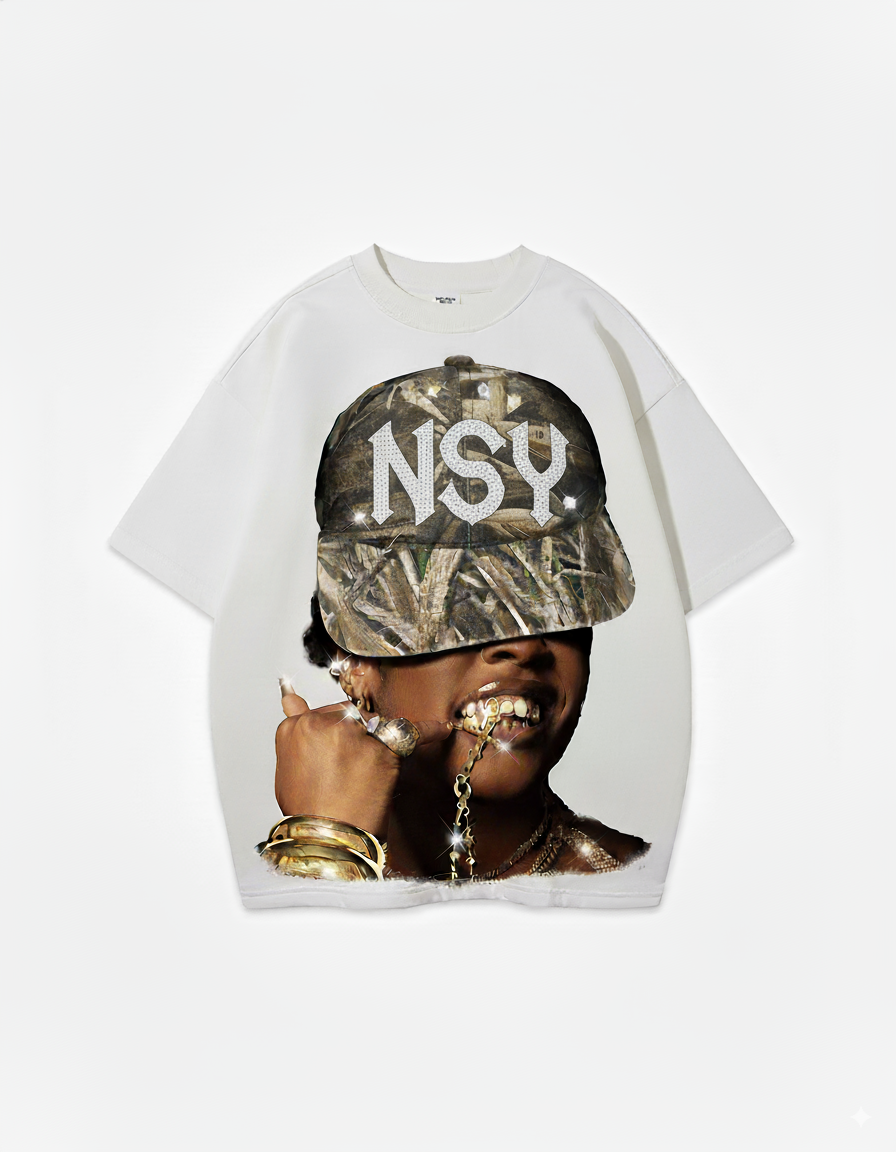 “NSY Royalty” – Unisex Y2K Graphic Tee | Kids & Adult Sizes | 100% Cotton | Harajuku Streetwear