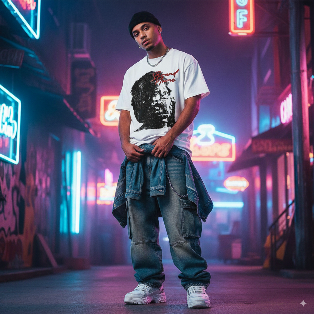 “Don't Go Broke, Tring To Look Rich” – Unisex Y2K Graphic Tee | Kids & Adult Sizes | 100% Cotton | Harajuku Streetwear