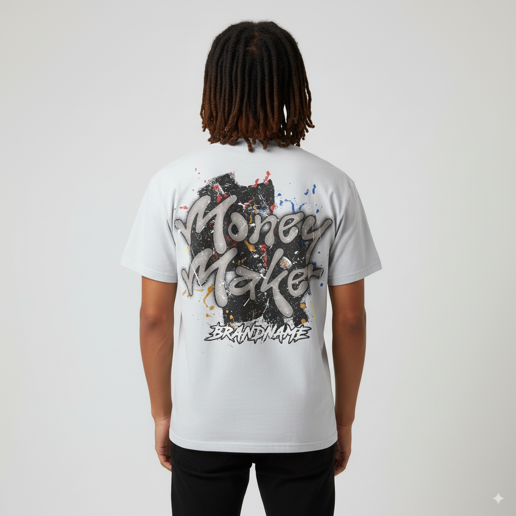 “Money Maker” – Unisex Y2K Graphic Tee | Kids & Adult Sizes | 100% Cotton | Harajuku Streetwear