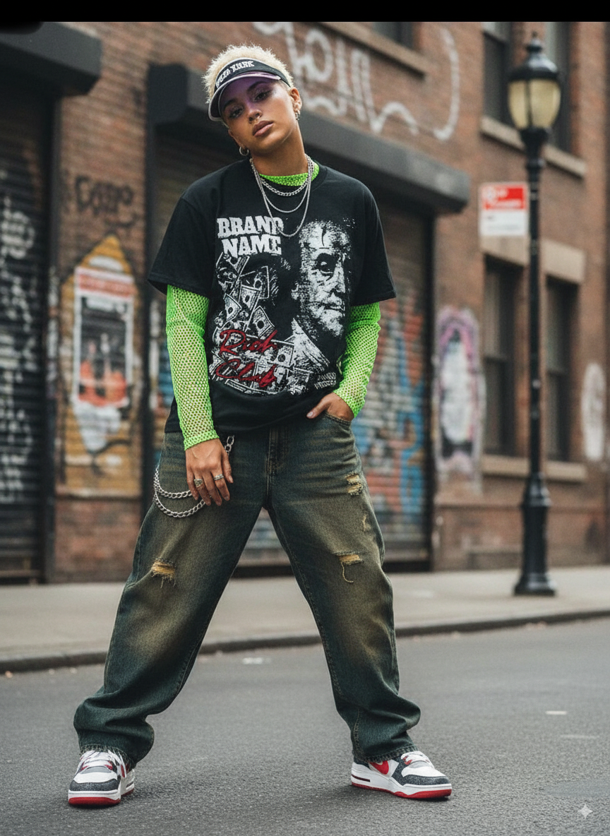 “Money Talks” – Unisex Y2K Graphic Tee | Kids & Adult Sizes | 100% Cotton | Harajuku Streetwear