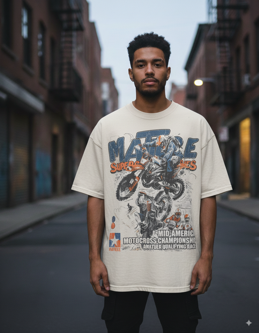 “Turbo Thrills” – Unisex Y2K Graphic Tee | Kids & Adult Sizes | 100% Cotton | Harajuku Streetwear