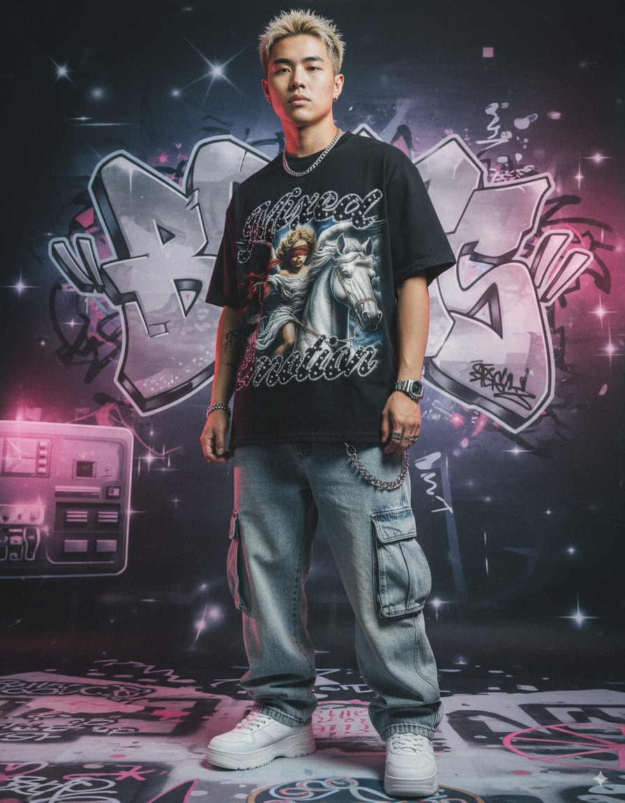 “Dark Romance Y2K Shirt” – Unisex Y2K Graphic Tee | Kids & Adult Sizes | 100% Cotton | Harajuku Streetwear