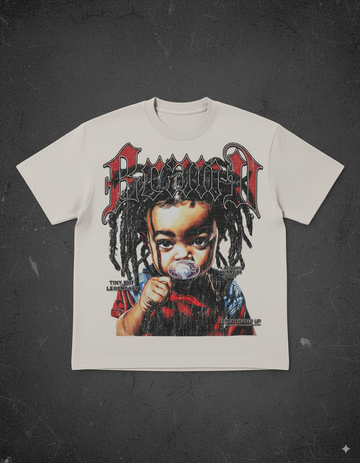 “Baby Ghetto Star Tee” – Unisex Y2K Graphic Tee | Kids & Adult Sizes | 100% Cotton | Harajuku Streetwear