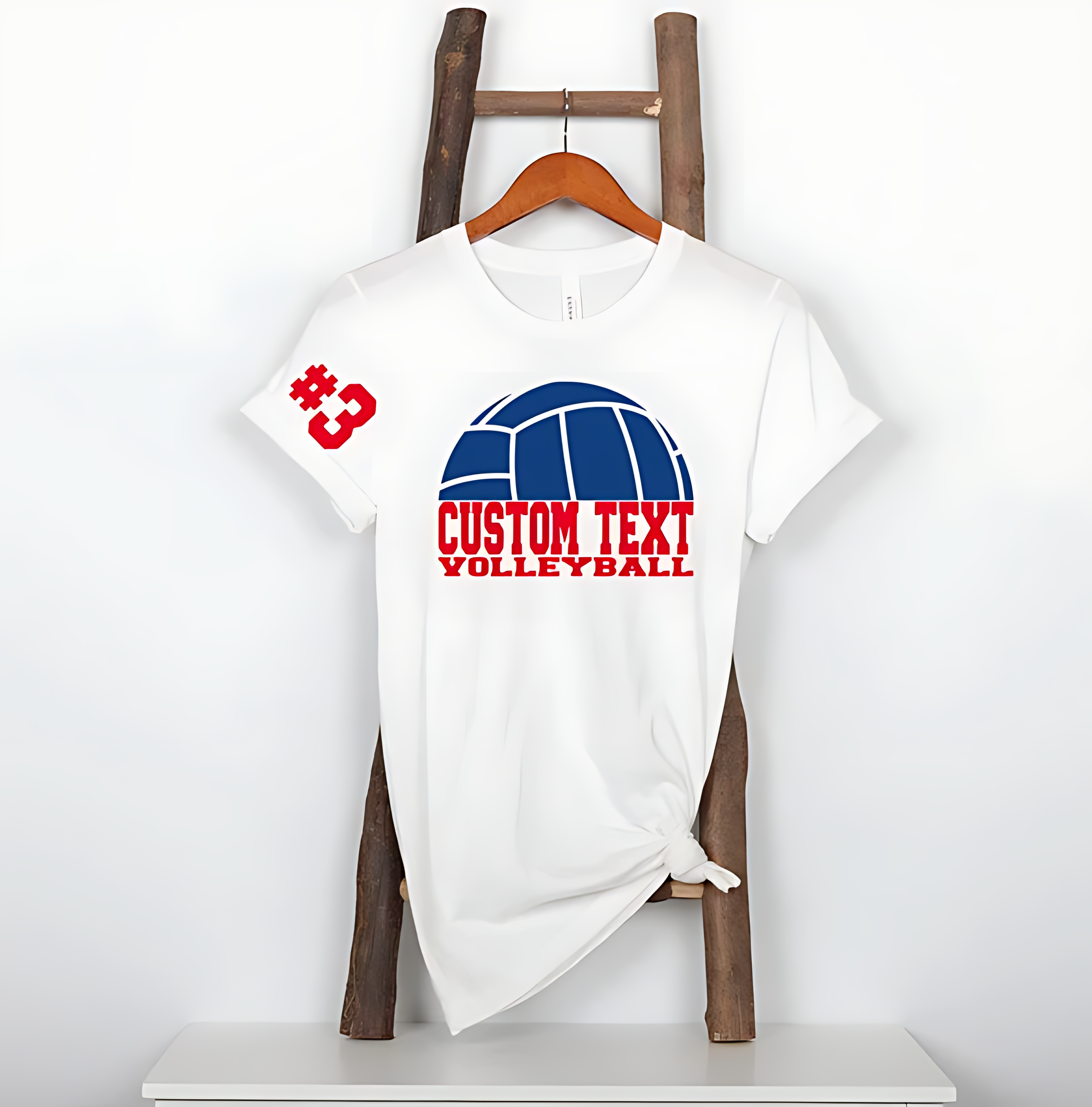Volleyball T-Shirt – Personalized Team Name, Number & Game Day Shirt