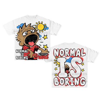 NORMAL IS BORING Kid Tee – Funny & Cool Streetwear
