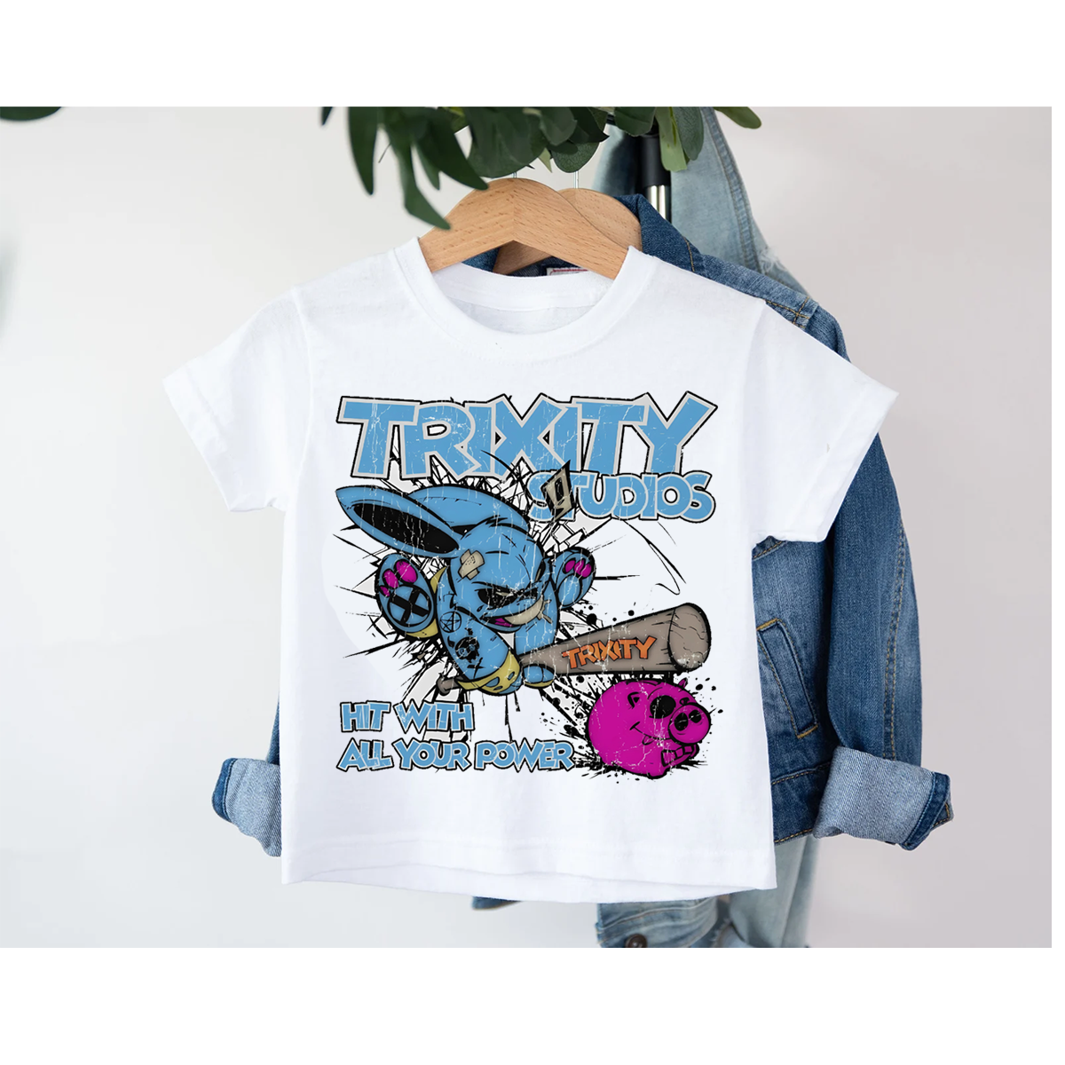 Hit With All Your Power – Kids Graphic T-shirt