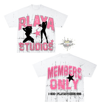 “PLAYA PINK” – Unisex Y2K Graphic Tee | Kids & Adult Sizes | 100% Cotton | Harajuku Streetwear