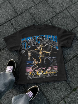 Justice Angel Horse Archery Graphic Cotton T-shirt