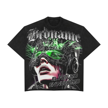 “Neon Overdrive Tee” – Unisex Y2K Graphic Tee | Kids & Adult Sizes | 100% Cotton | Harajuku Streetwear