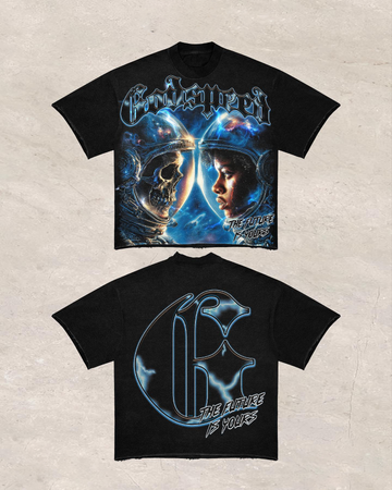 "Godspeed: Final Transmission” – Unisex Y2K Graphic Tee | Kids & Adult Sizes | 100% Cotton | Harajuku Streetwear