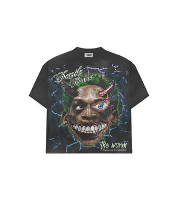 “Devil Grin Tee” – Unisex Y2K Graphic Tee | Kids & Adult Sizes | 100% Cotton | Harajuku Streetwear