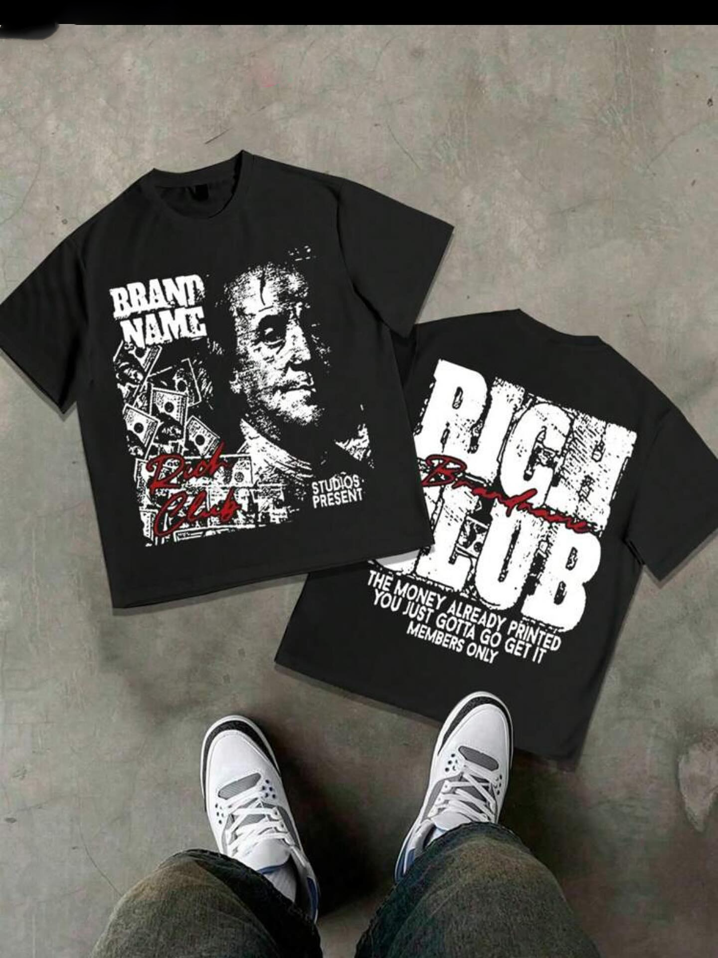 “Money Talks” – Unisex Y2K Graphic Tee | Kids & Adult Sizes | 100% Cotton | Harajuku Streetwear