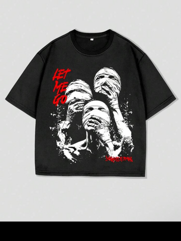 “Let Me Go Tee” – Unisex Y2K Graphic Tee | Kids & Adult Sizes | 100% Cotton | Harajuku Streetwear