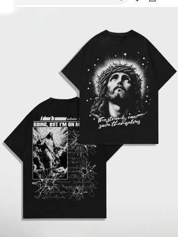 “Crown of Thorns Y2K Shirt” – Unisex Y2K Graphic Tee | Kids & Adult Sizes | 100% Cotton | Harajuku Streetwear