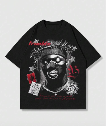 "Crown of Thorns ” – Unisex Y2K Graphic Tee | Kids & Adult Sizes | 100% Cotton | Harajuku Streetwear