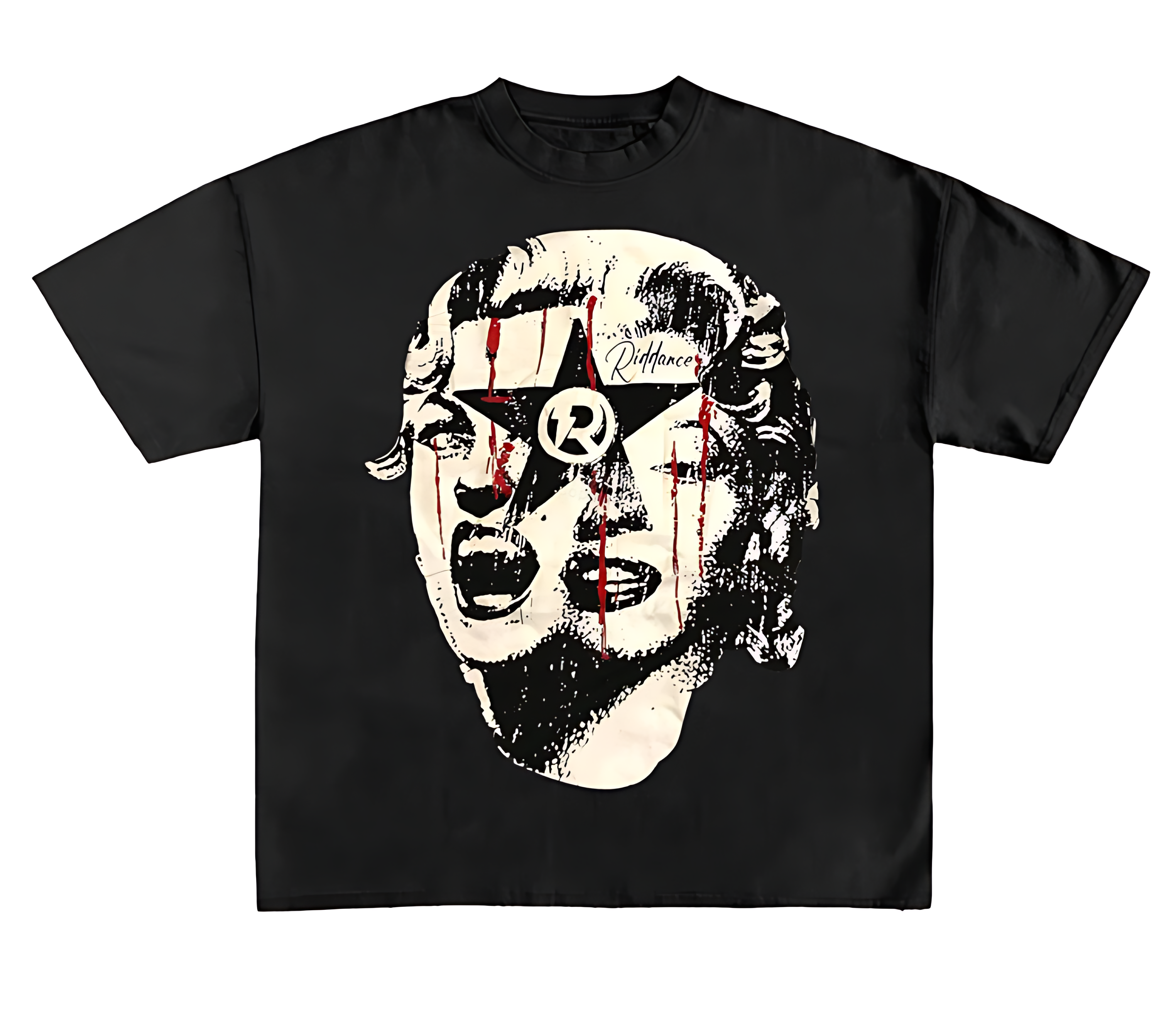 Riddance One Silver Dollar Graphic Print Cotton T-Shir