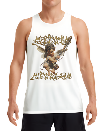Rebel Angel in Barbed Halo Tank Top