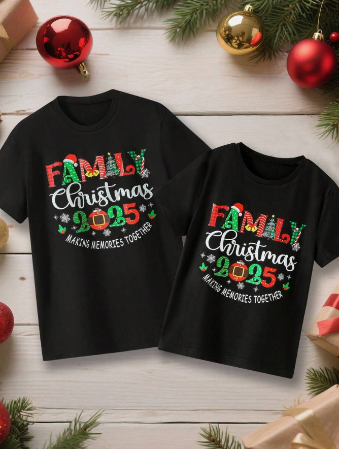 Family Christmas 2025 T-Shirt – Matching Holiday Shirt for Families